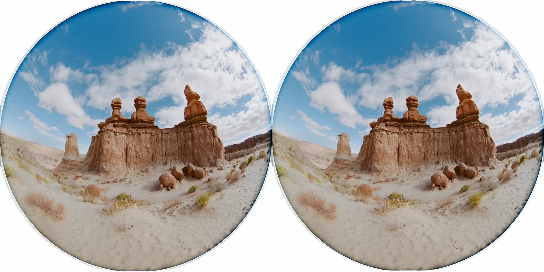 SLAM XCAM VR190 ultra-wide 3D immersive image